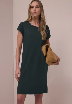 Knielanges Kleid aus Jersey