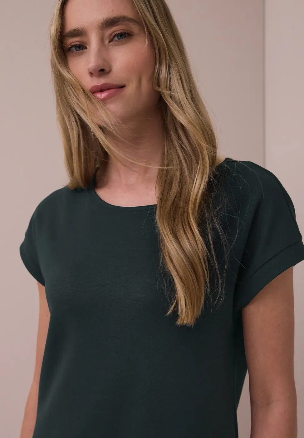 Knielanges Kleid aus Jersey