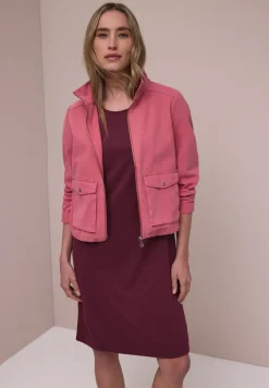Knielanges Kleid aus Jersey