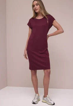 Knielanges Kleid aus Jersey