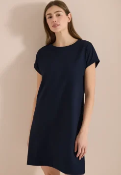 Knielanges Kleid aus Jersey