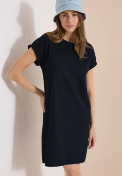 Knielanges Kleid aus Jersey