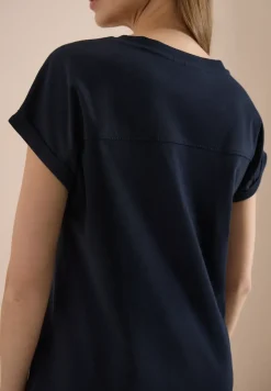 Knielanges Kleid aus Jersey