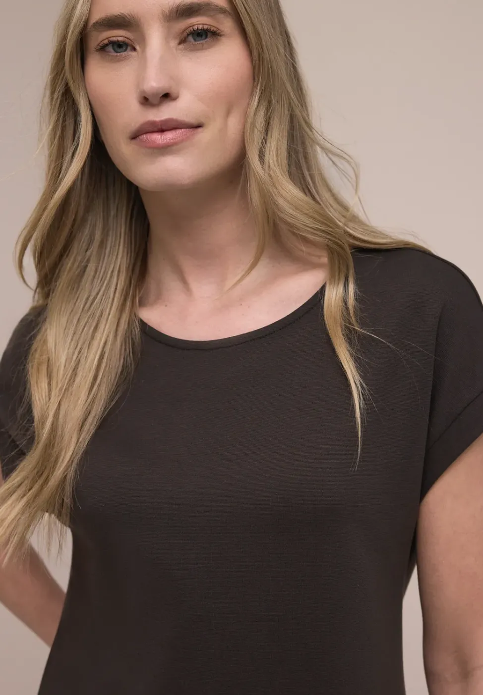 Knielanges Kleid aus Jersey