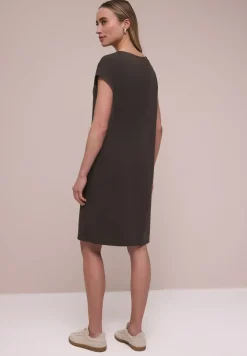 Knielanges Kleid aus Jersey