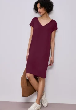 Knielanges Kleid aus Jersey