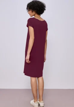 Knielanges Kleid aus Jersey