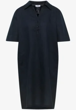 Knielanges Kleid aus reinem Leinen