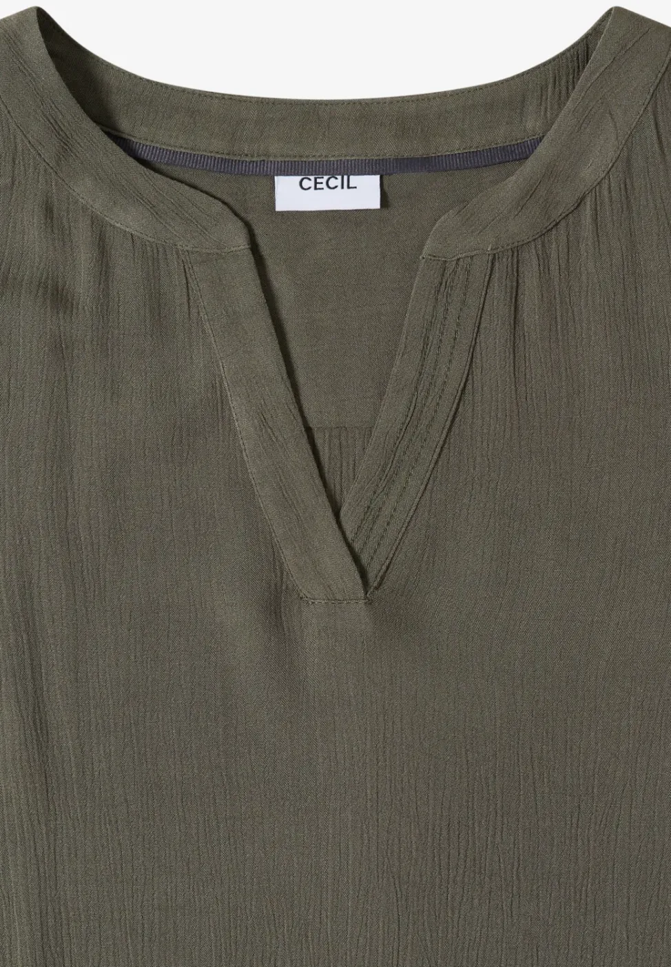 Knielanges Kleid in Crepe-Struktur