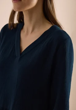 Knielanges Kleid in Musselinqualität