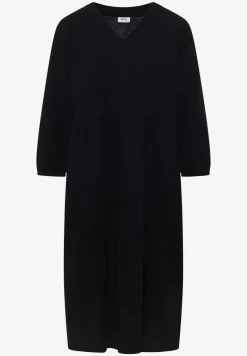 Knielanges Kleid in Musselinqualität
