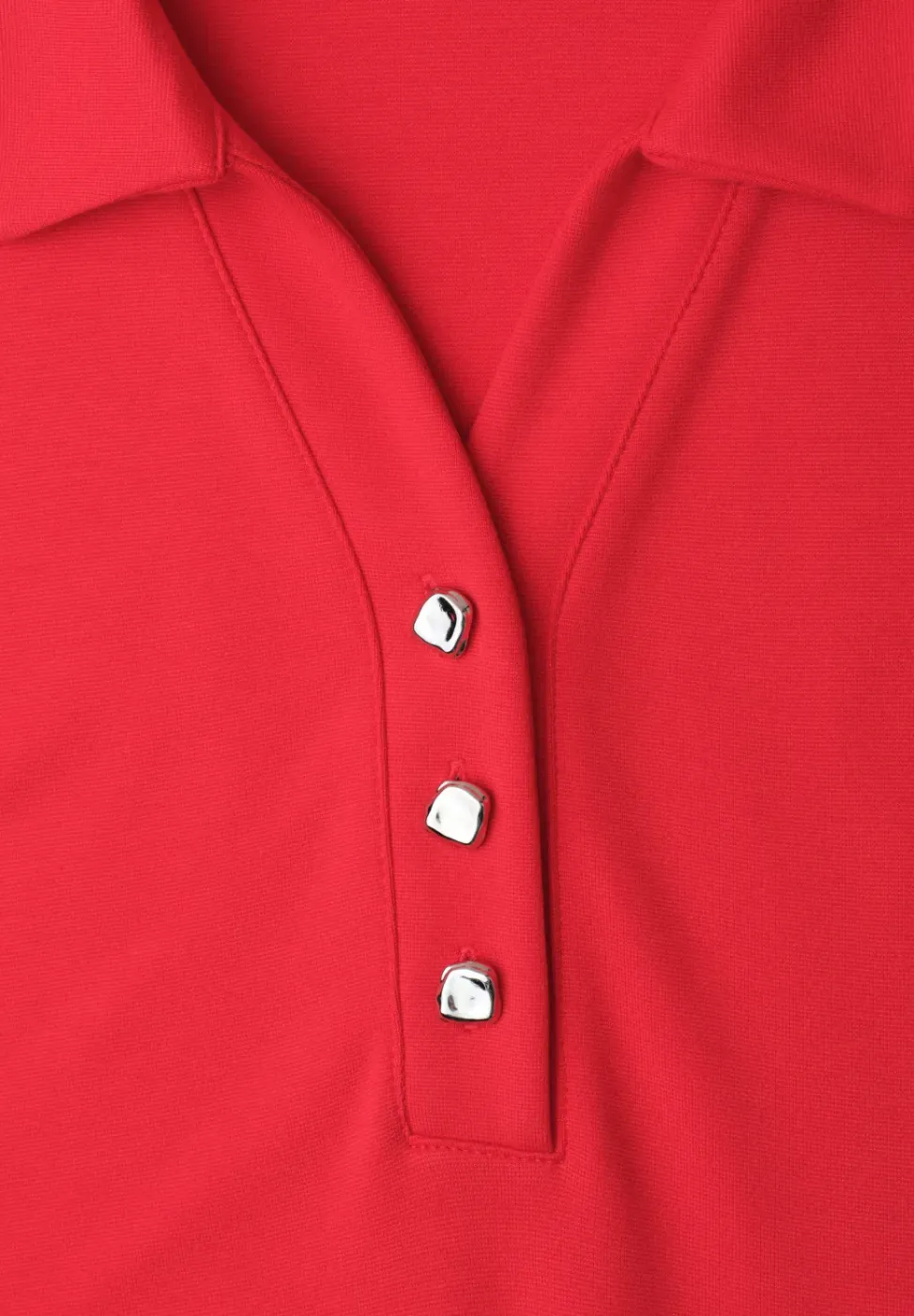 Knielanges Kleid in Unifarbe