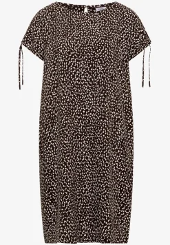 Knielanges Kleid mit Capsleeves