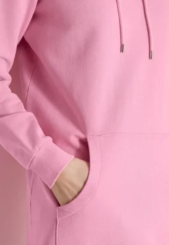 Knielanges Kleid mit Kapuze