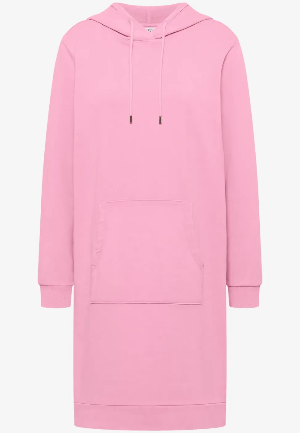 Knielanges Kleid mit Kapuze