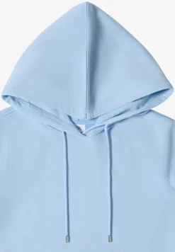 Knielanges Kleid mit Kapuze
