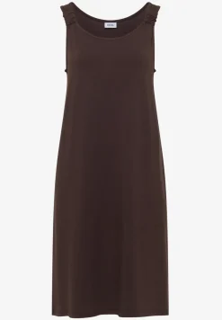 Knielanges Kleid mit Knotendetail