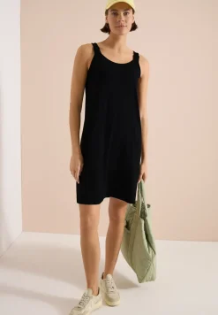 Knielanges Kleid mit Knotendetail