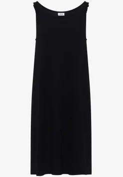 Knielanges Kleid mit Knotendetail