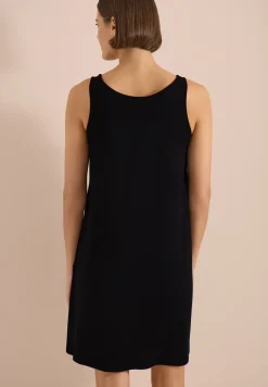 Knielanges Kleid mit Knotendetail