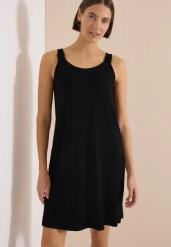 Knielanges Kleid mit Knotendetail