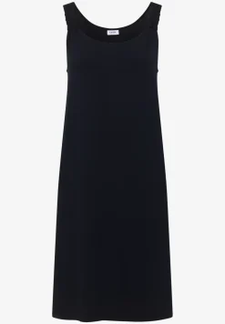Knielanges Kleid mit Knotendetail