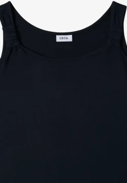 Knielanges Kleid mit Knotendetail