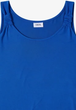 Knielanges Kleid mit Knotendetail
