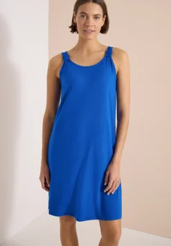 Knielanges Kleid mit Knotendetail