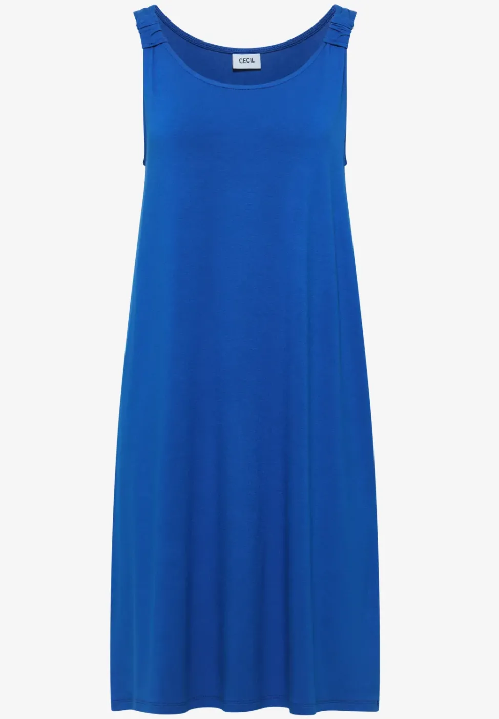 Knielanges Kleid mit Knotendetail