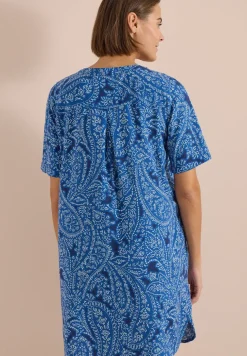 Knielanges Kleid mit Paisleymuster