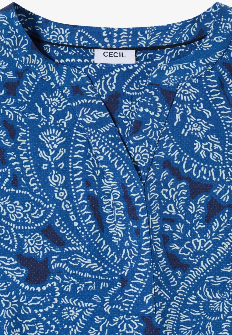 Knielanges Kleid mit Paisleymuster