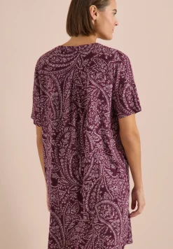 Knielanges Kleid mit Paisleymuster