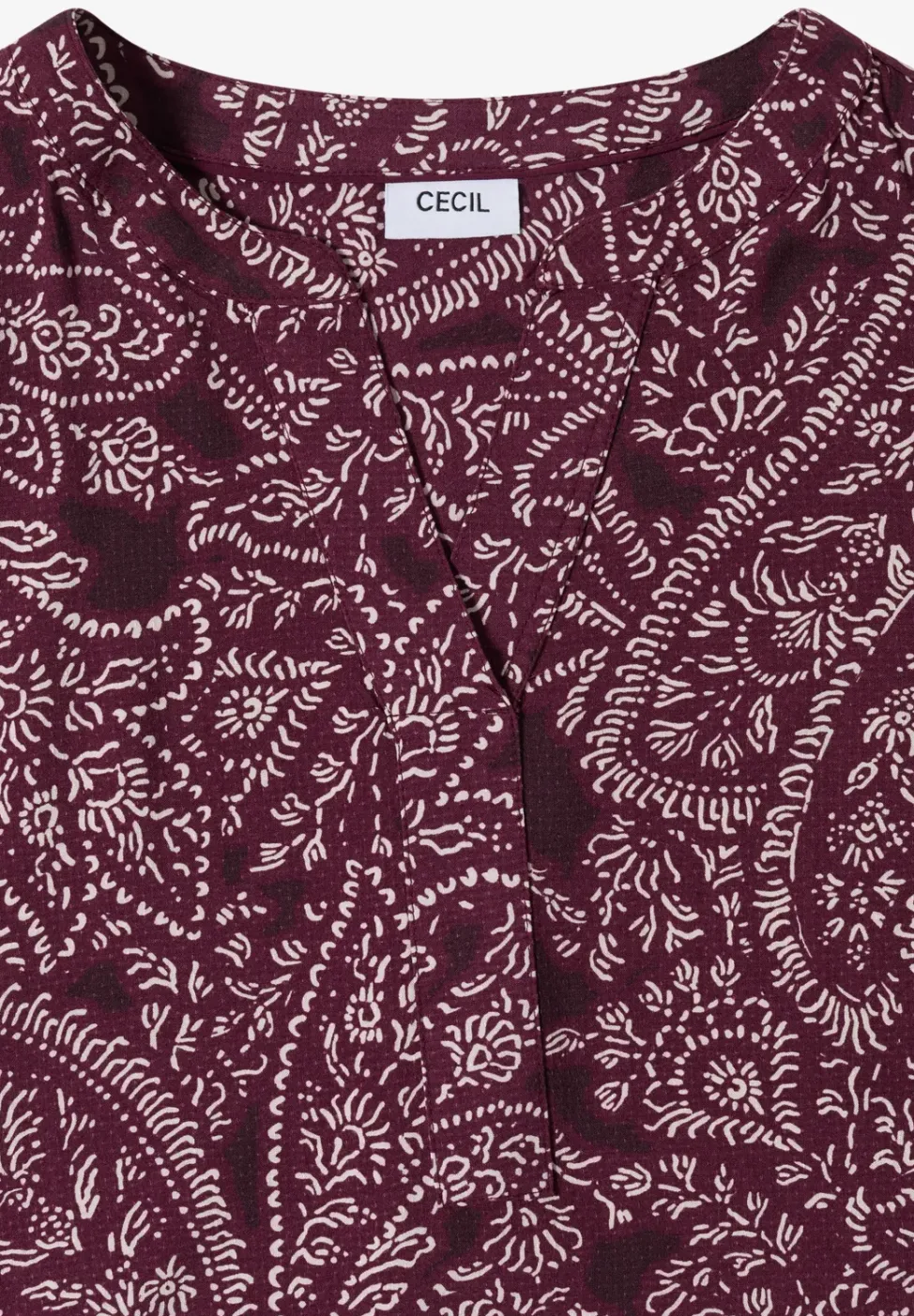 Knielanges Kleid mit Paisleymuster
