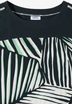 Knielanges Kleid mit Printmix