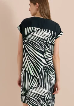 Knielanges Kleid mit Printmix
