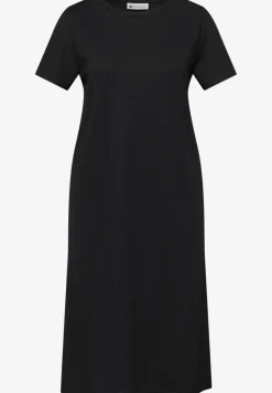 Knielanges Kleid mit Raffung