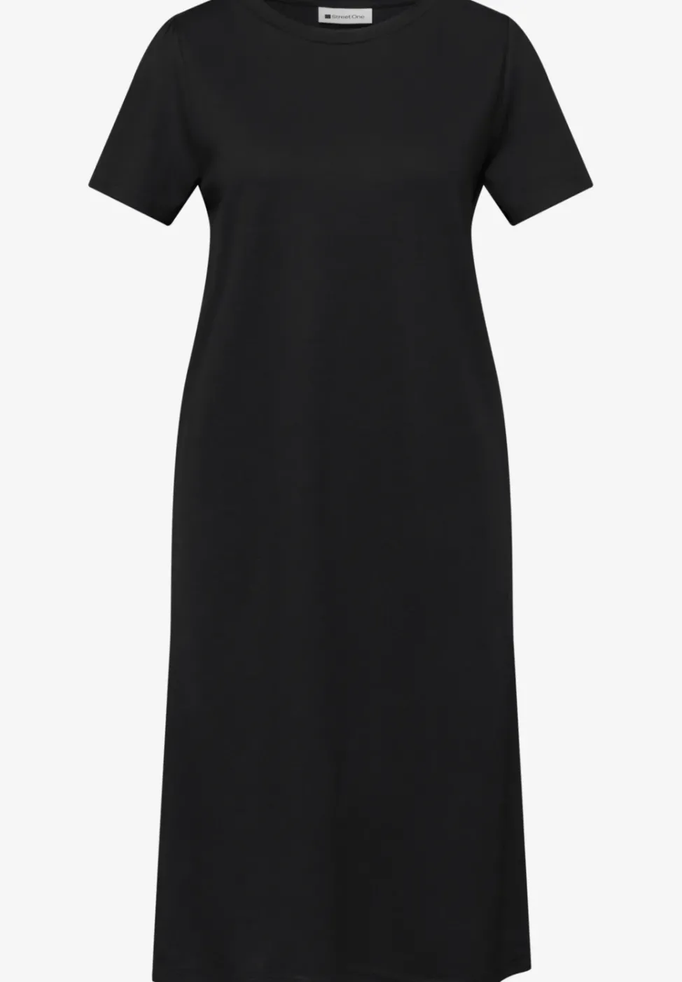 Knielanges Kleid mit Raffung