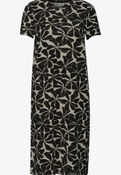 Knielanges Kleid mit Raffung