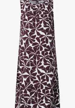 Knielanges Kleid mit Rundhalsausschnitt