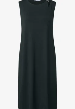 Knielanges Kleid mit Schnallendetail