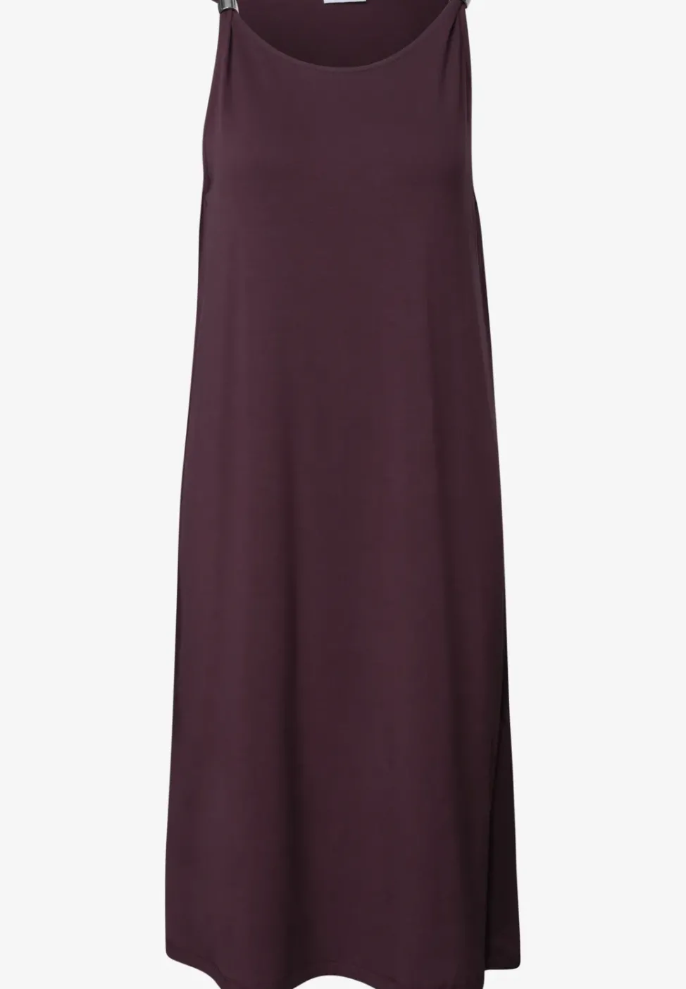 Knielanges Kleid mit Schnallendetail