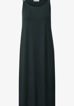 Knielanges Kleid mit Schnallendetail