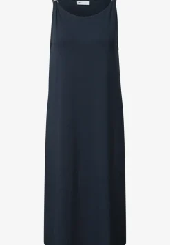 Knielanges Kleid mit Schnallendetail