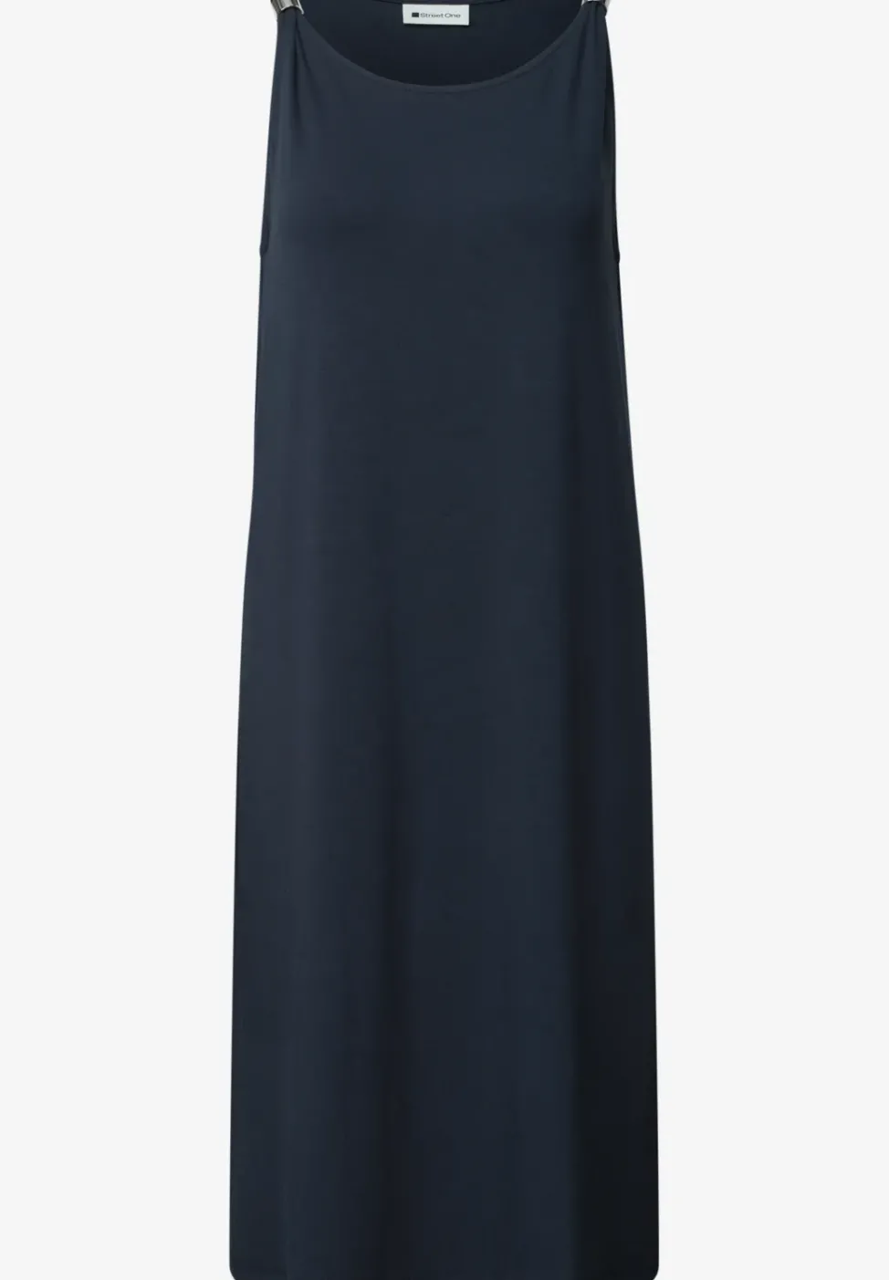 Knielanges Kleid mit Schnallendetail