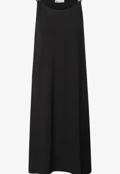 Knielanges Kleid mit Schnallendetail