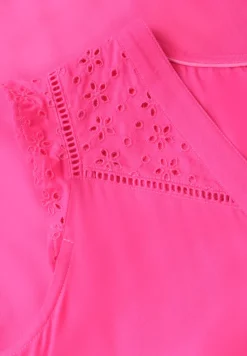 Knielanges Kleid mit Shiffley-Details