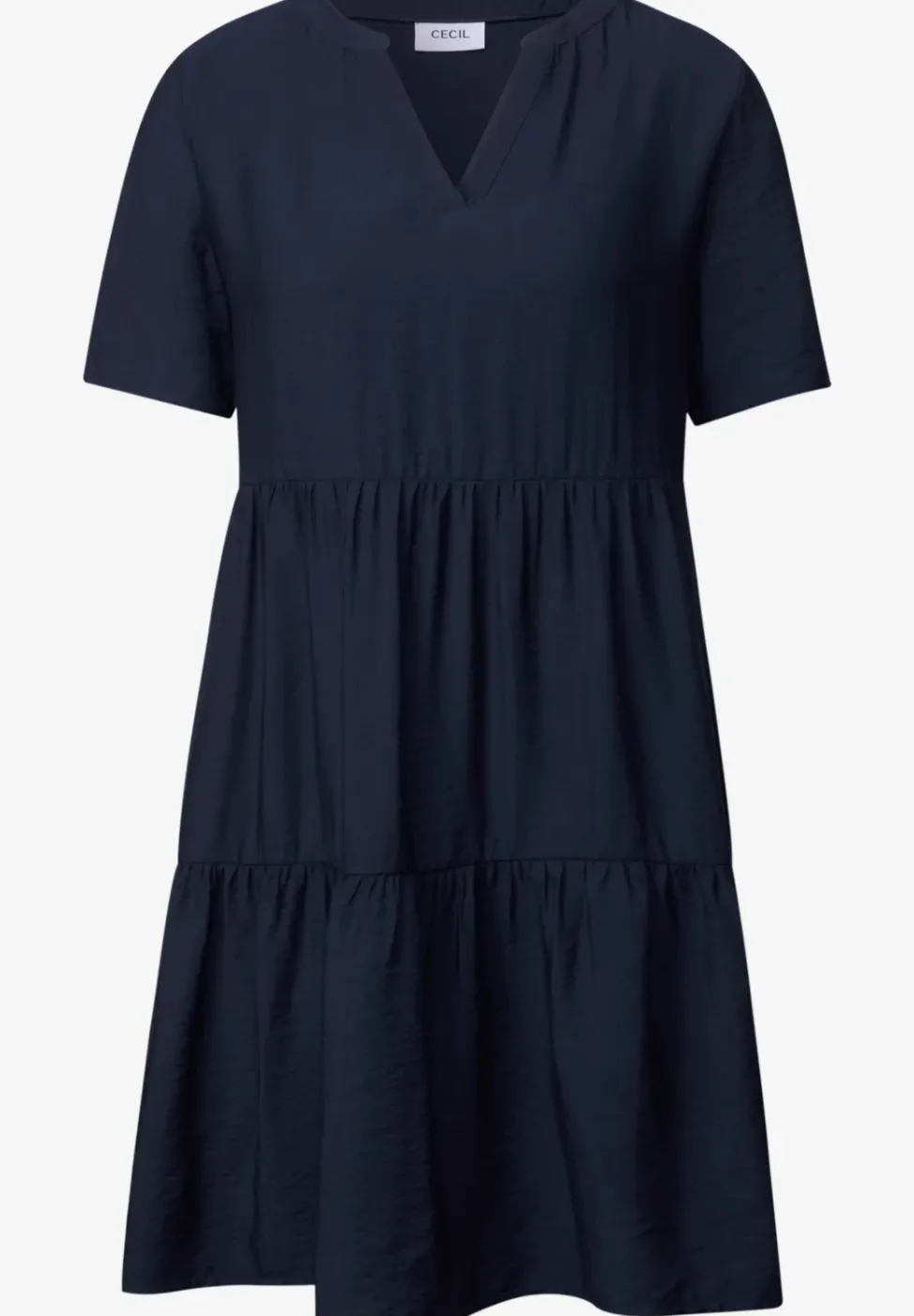 Knielanges Volant-Kleid
