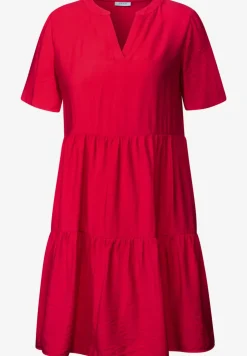 Knielanges Volant-Kleid