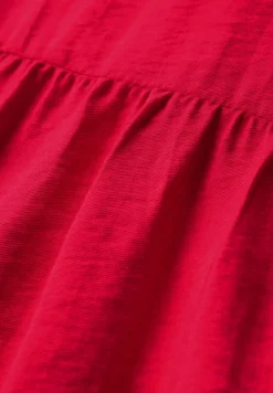 Knielanges Volant-Kleid